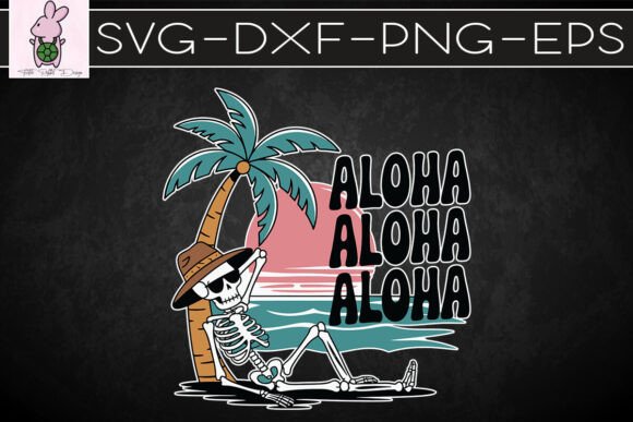 Aloha Skeleton Retro Summer SVG: Graphics & Crafts Review