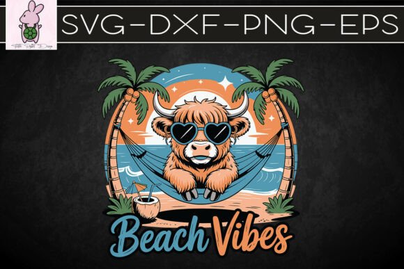Beach Vibes Cow Summer Vibes SVG: A Designer’s Review