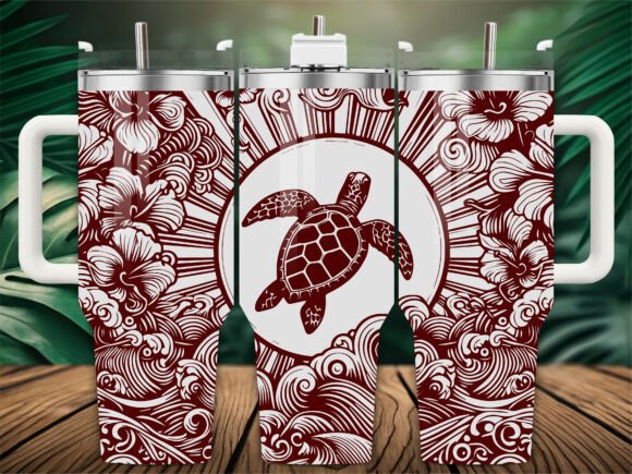 Full Moon Turtle Tumbler: A Graphics Review for Tumbler Wraps