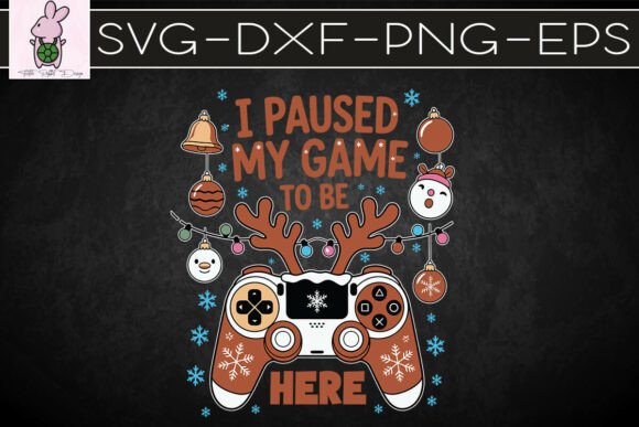 Gamer s Christmas Reindeer SVG for Blog Graphics