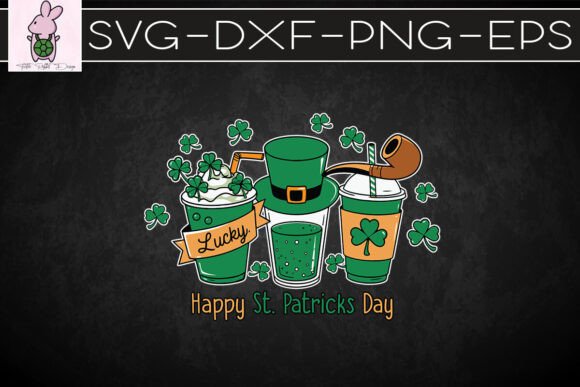 Happy St. Patrick's Day Coffee Drink SVG: Graphics & Crafts Review