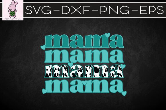 Mama Western Cowboy Dessert SVG Graphics for Crafts