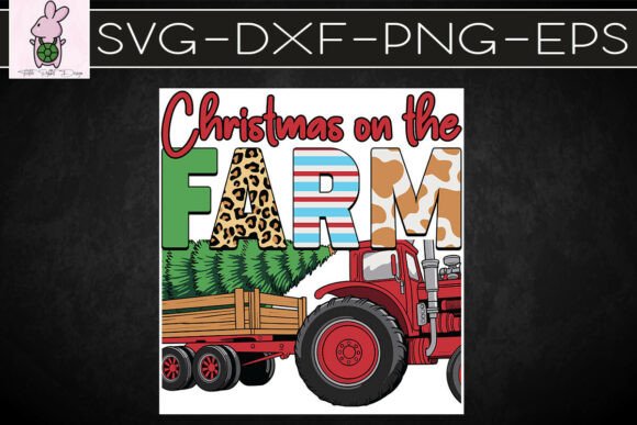 Rustic Farmhouse Christmas Tractor Crafts & Graphics Review
