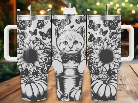 Sunflower Kitten Tumbler Wrap Review for Crafters