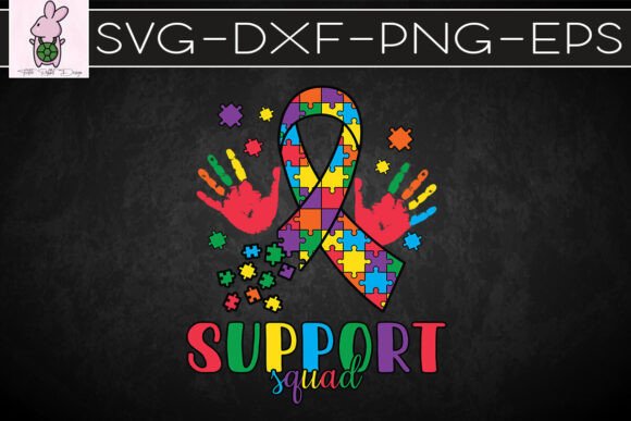 Support Squad Autism Awareness SVG Graphics & Crafts Review